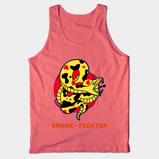 Snake Fighter Martial Arts T-shirts Apparel Mug Notebook Sticker Gift Tank Top by Eemwal Design